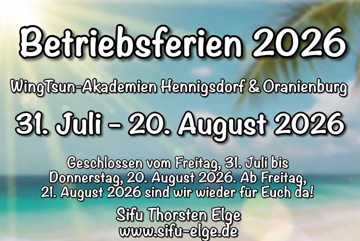 Jubil&auml;um: 25 Jahre WingTsun-Akademie Sifu Elge